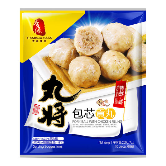 Jumbo Pork Balls with Chicken Filling 丸將 包心貢丸